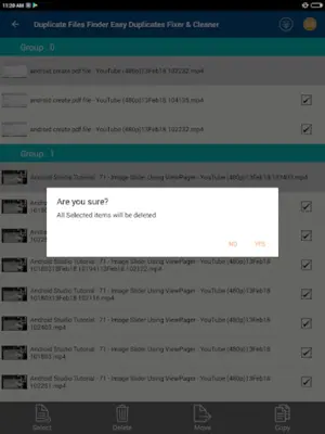 Delete Duplicate Files android App screenshot 0