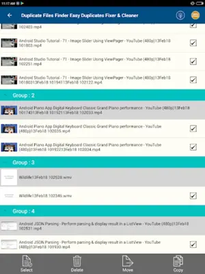 Delete Duplicate Files android App screenshot 1